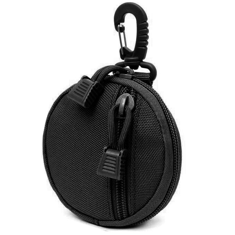 Multifunctional Waterproof Wallet Outdoor Camping Key Coin Small Wallet(Black)