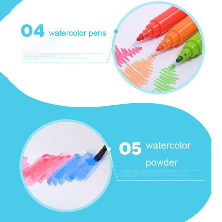 208 in 1 Child Student Artist Painting Crayon Color Pencil Watercolor Brush Art Brush Set