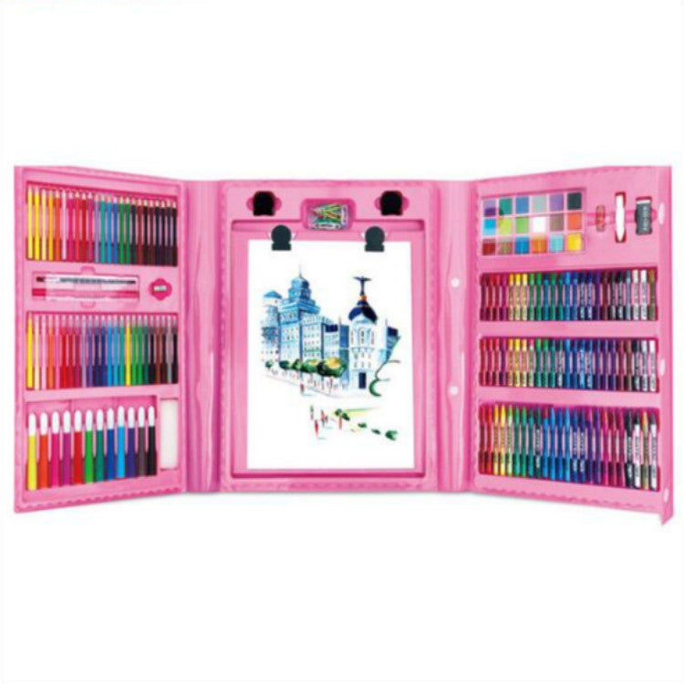 208 in 1 Child Student Artist Painting Crayon Color Pencil Watercolor Brush Art Brush Set