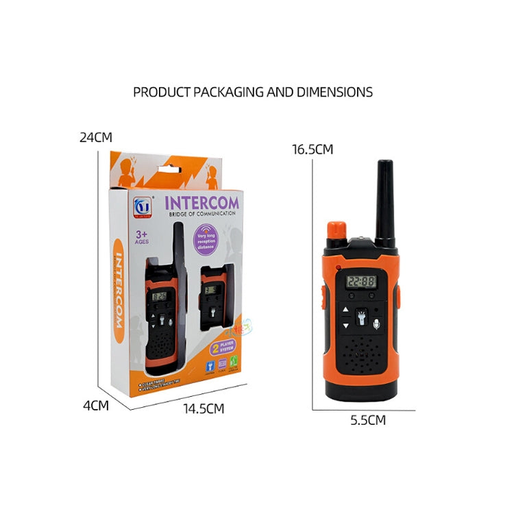 1 Pair Parent-child Interaction Handheld Walkie-talkie Phone Mini Wireless Call Children Educational Toys