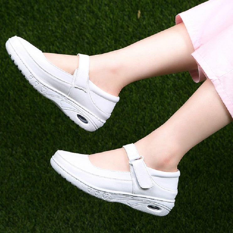 Summer Doctor Nurse Women Breathable Flats, Size:35 Yards