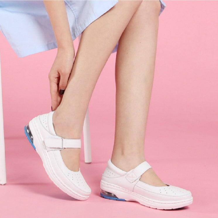 Summer Doctor Nurse Women Breathable Flats, Size:40 Yards