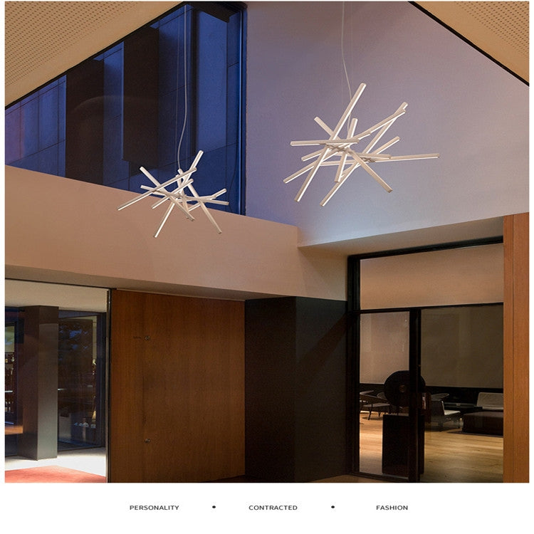 40 Heads Modern LED Chandelie Hanging Lamp Living Room Home Decoration Restaurant Bar Lamp