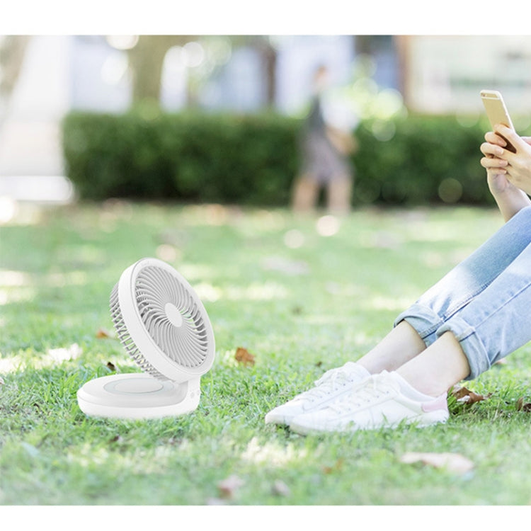 Air Suspension Cycle Comfort Fan USB Charging Creative Folding Mute Small Desktop Fan, Size:190X95mm