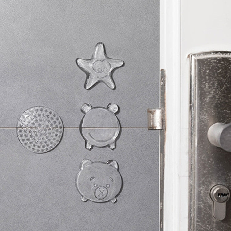 Door Handle Collision Pad Thickened Clear Silicone Refrigerator Collision Pad