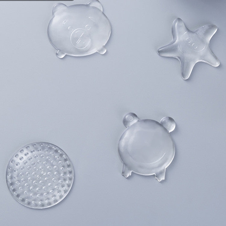 Door Handle Collision Pad Thickened Clear Silicone Refrigerator Collision Pad
