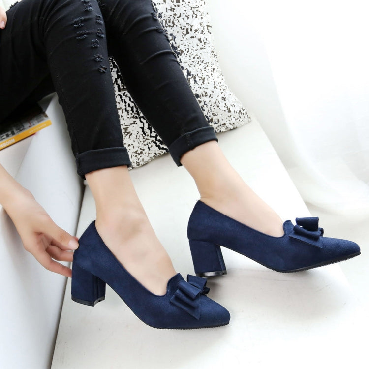Women Shoes Pointed Bow High Heels, Size:38