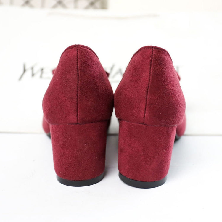 Women Shoes Pointed Bow High Heels, Size:39