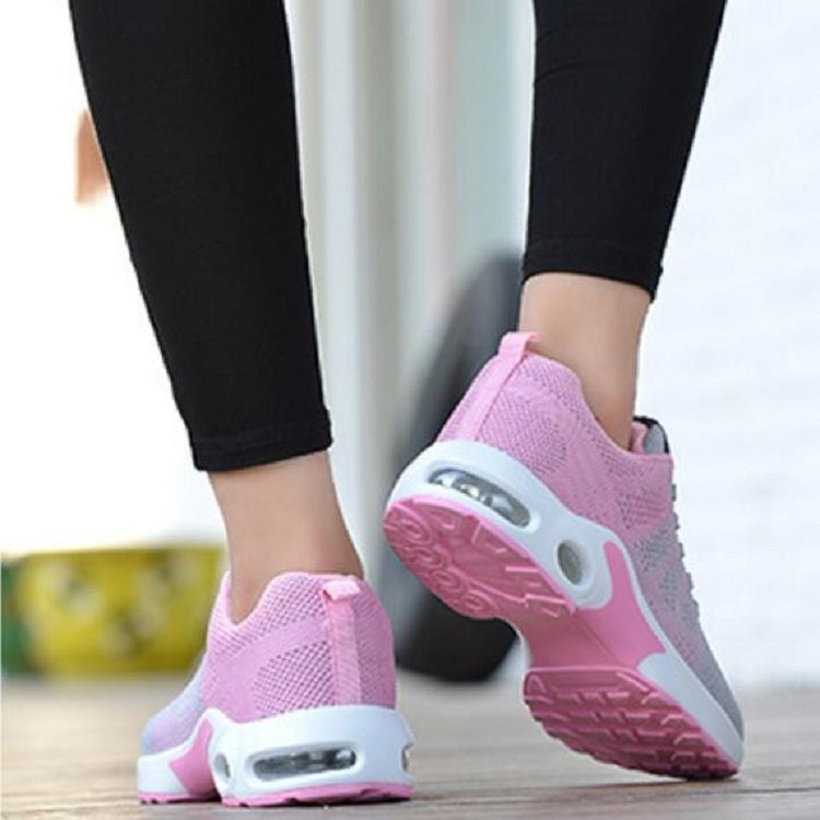 Women Shoes Breathable Mesh Soft Sole Sneakers, Size:40
