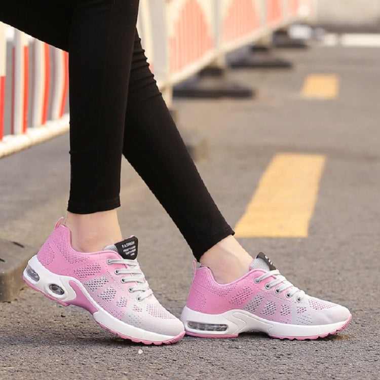 Women Shoes Breathable Mesh Soft Sole Sneakers, Size:40