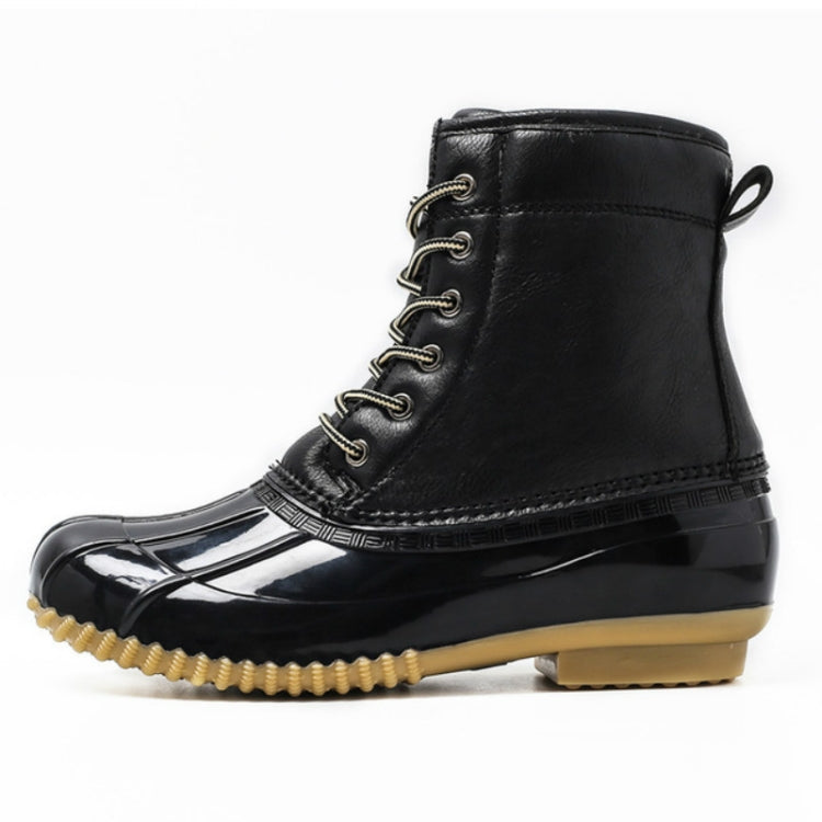 Woman Sonwy boots Shoes Waterproof  Boots for all Seasons Brown Color Rubber Bottom Warm boot shoes, Size:42