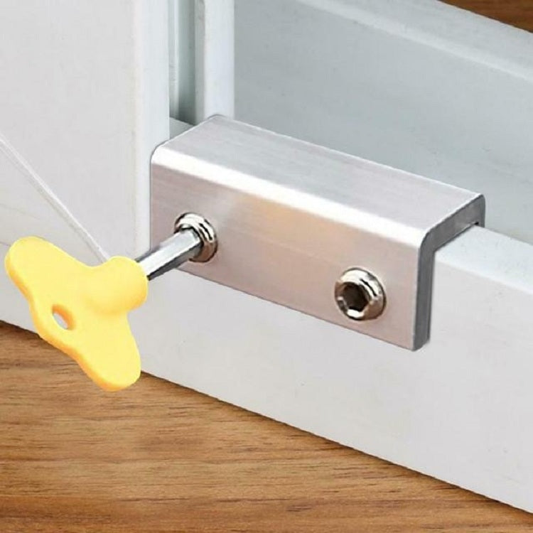Child Safety Guard Anti-Theft Door Window Stopper, Specifications:Single Hole