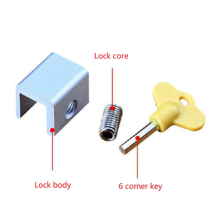 Child Safety Guard Anti-Theft Door Window Stopper, Specifications:Double Hole