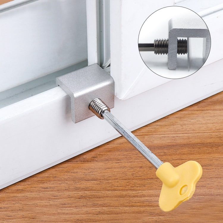Child Safety Guard Anti-Theft Door Window Stopper, Specifications:Double Hole