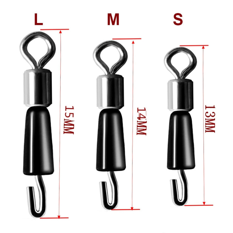50 PCS Fishing Gear Accessories Quick Strand Clamp, Size:1.3 CM