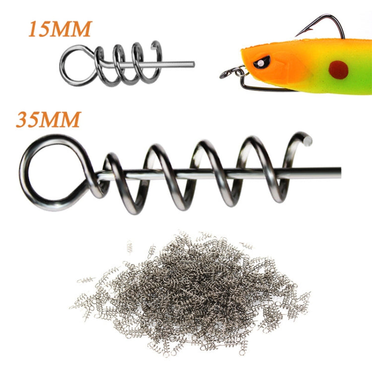 50 PCS Luya Accessories Spring Pin For Lock Pin Soft Bait, Size:3.5CM