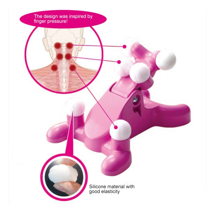 Cervical Spine Nursing Massager Household Manual Pressing Neck And Shoulder Massager