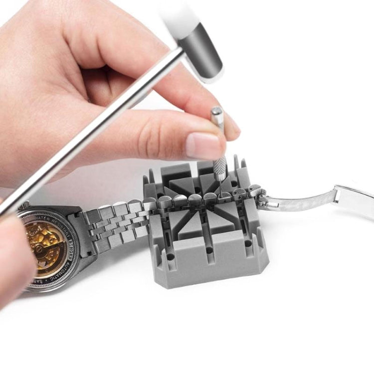 24 in 1 Watch Repair Tool Disassembly Watch Bracelet Set Big Strap Link Pin Spring Bar Remover Metal Watch Remover, Specification:B Edition