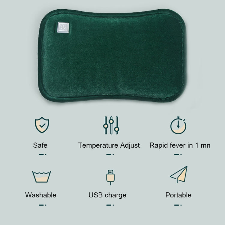 Waterless Graphene Hot Water Bag Rechargeable Hand Warmer,Style: Glove Version 1 Gear