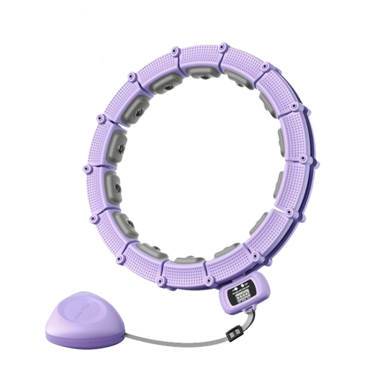 Smart Abdominal Ring Waist Trainer Magnet Massage Loss Weight Exercise Equipment Purple