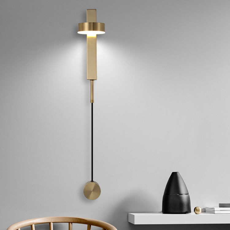 Gold 9W LED Wall Light Rotatable Dimmable Living Room Aisle Bedroom Bedside