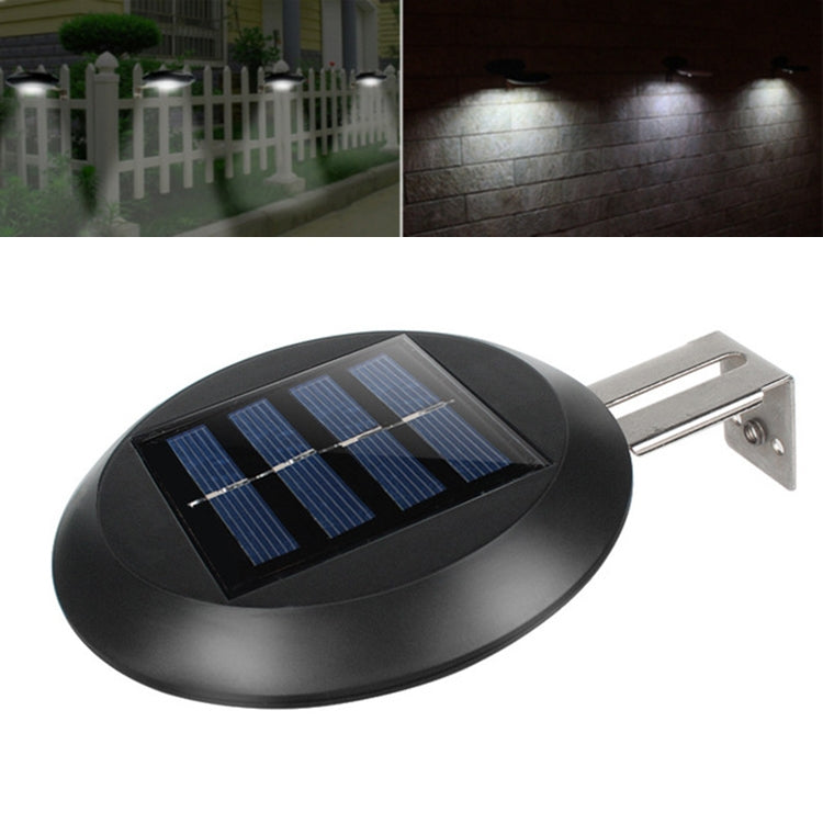 9 LEDs Outdoor Waterproof Garden Courtyard Round Solar Wall Light