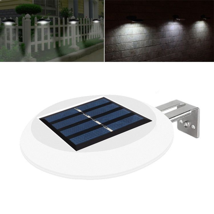 9 LEDs Outdoor Waterproof Garden Courtyard Round Solar Wall Light