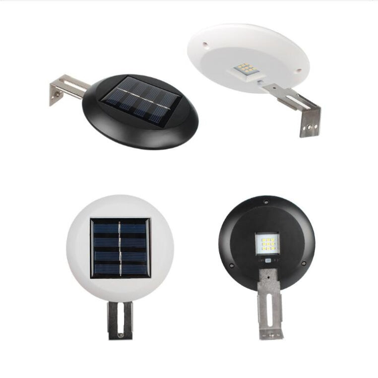 9 LEDs Outdoor Waterproof Garden Courtyard Round Solar Wall Light