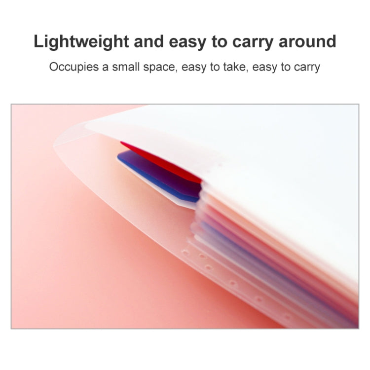 Organ Bag Test Paper Folder Vertical Multi-layer Transparent Student Storage Fle Bag