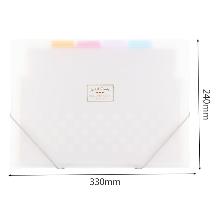 Organ Bag Test Paper Folder Vertical Multi-layer Transparent Student Storage Fle Bag