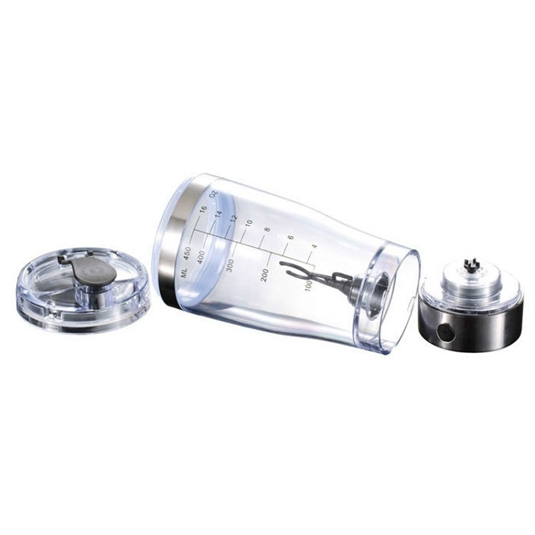 450ML USB Charging Automatic Automatic Mixing Cup Coffee Drinking  Stirring Cup(White)