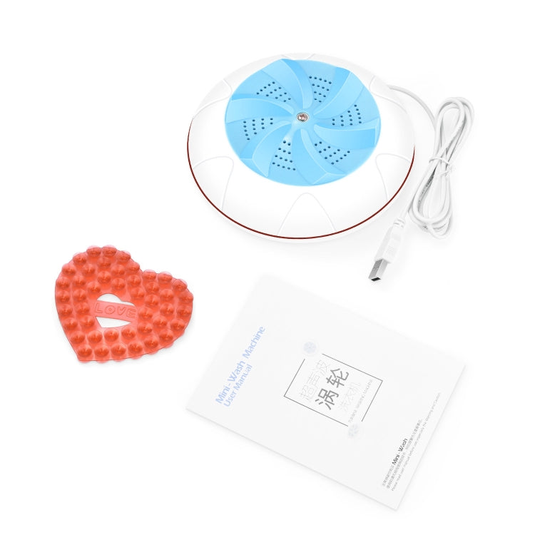 Portable Mini USB Ultrasonic Turbine Clothes Washer Washing Machine Laundry Cleaner Tool