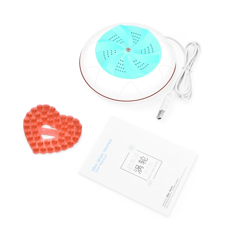 Portable Mini USB Ultrasonic Turbine Clothes Washer Washing Machine Laundry Cleaner Tool