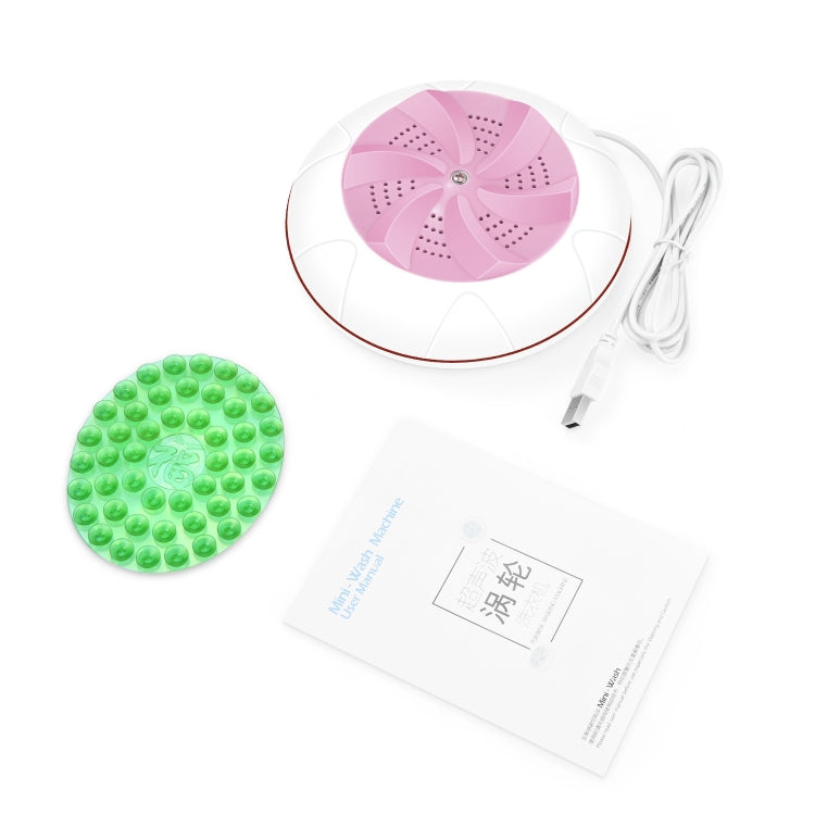 Portable Mini USB Ultrasonic Turbine Clothes Washer Washing Machine Laundry Cleaner Tool