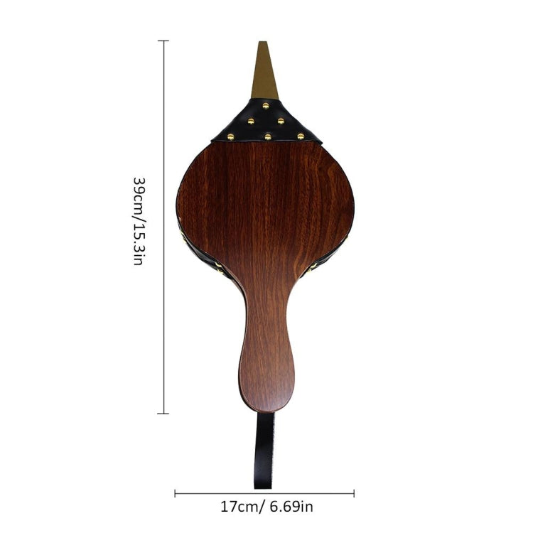 Wooden Vintage Dark Brown Fireplace Blower Traditional Cooker DIY Accessories