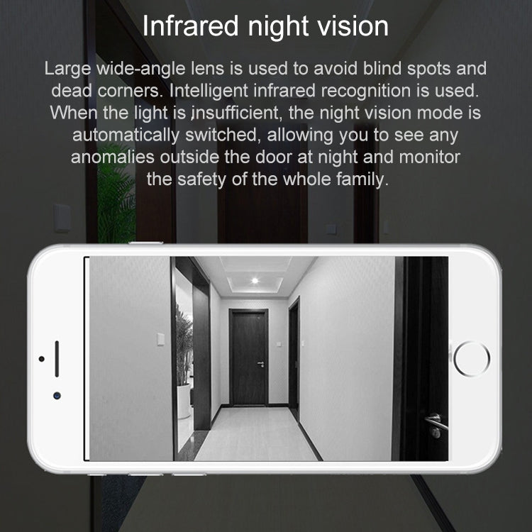 Intelligent WiFi 2.4G Doorbell Visual Remote Home Monitoring Doorbell Video Voice Intercom