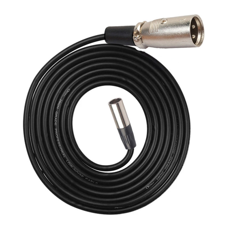 Xlrmini Caron Male To Mini Male Balancing Cable For 48V Sound Card Microphone Audio Cable, Length:1.5m