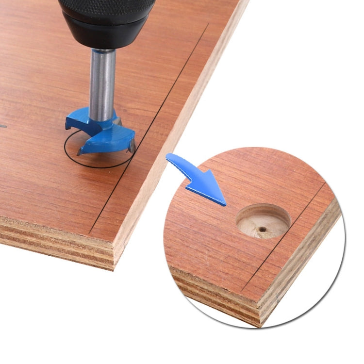 35mm Woodworking Hinge Opening Door Panel Hinge Positioner Punching Installation Auxiliary Tool, Style:Single + Hole Opener