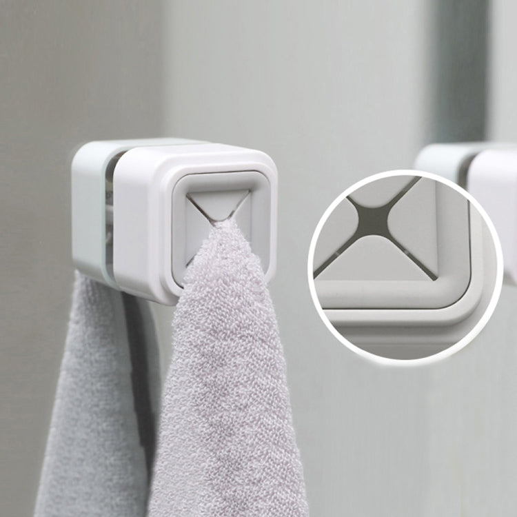 Wall-mounted Plastic Free Punch Towel Rack Kitchen Dish Cloth Hook