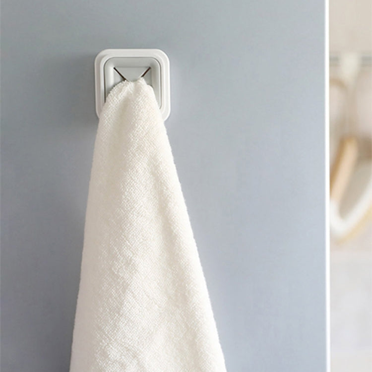 Wall-mounted Plastic Free Punch Towel Rack Kitchen Dish Cloth Hook