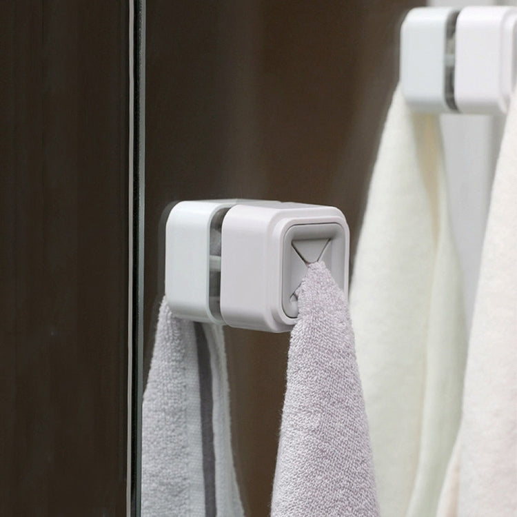 Wall-mounted Plastic Free Punch Towel Rack Kitchen Dish Cloth Hook