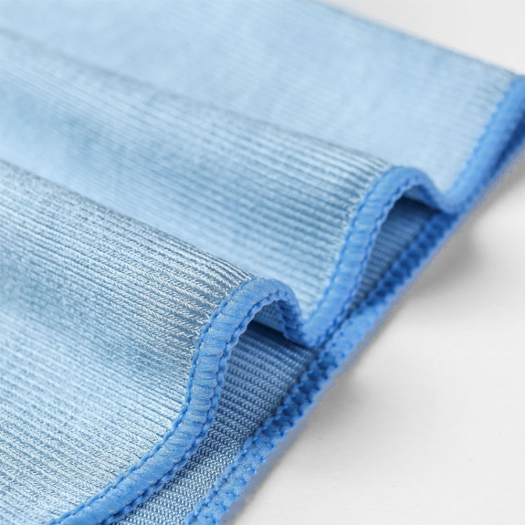 10 PCS Microfiber Wipe Glass Non-Marking Cleaning Cloth, Size:40x40cm, Colour:Grey