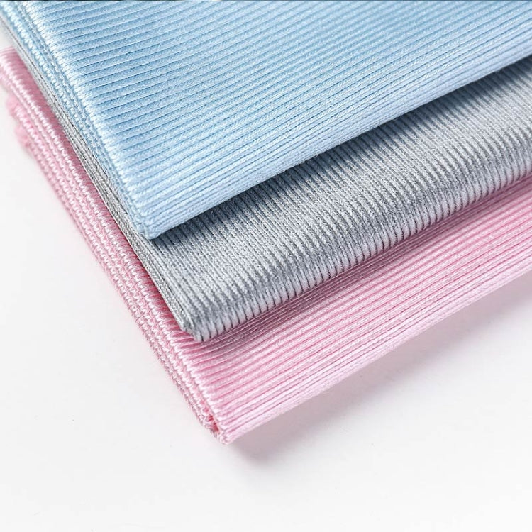 10 PCS Microfiber Wipe Glass Non-Marking Cleaning Cloth, Size:40x40cm, Colour:Grey