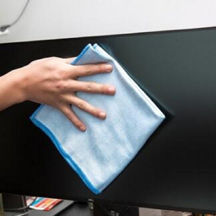 10 PCS Microfiber Wipe Glass Non-Marking Cleaning Cloth, Size:40x40cm, Colour:Grey