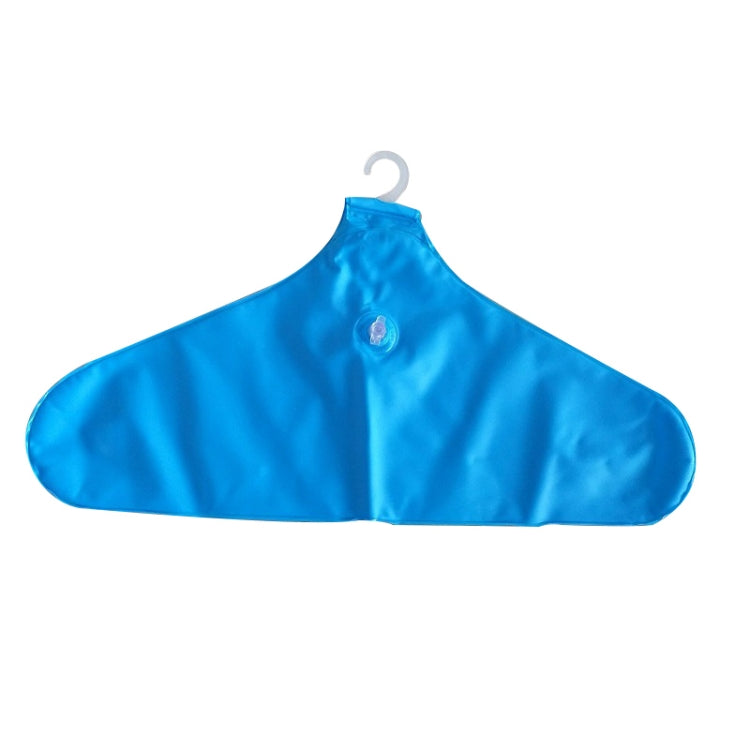 Portable Plastic Clothes Hanging Folding Inflatable Drying Rack(Blue)
