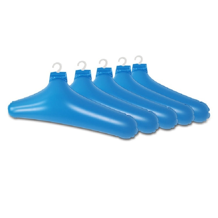 Portable Plastic Clothes Hanging Folding Inflatable Drying Rack(Blue)