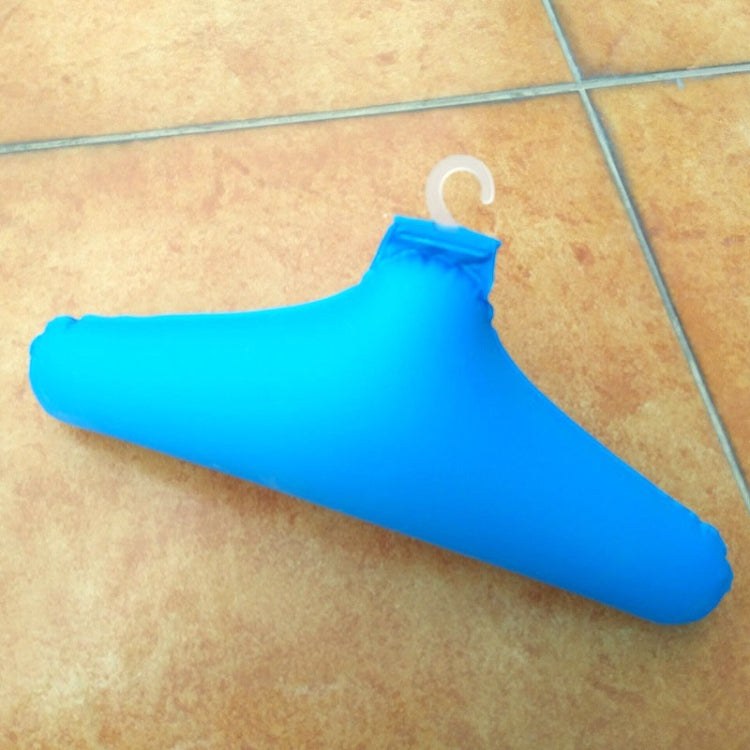 Portable Plastic Clothes Hanging Folding Inflatable Drying Rack(Blue)