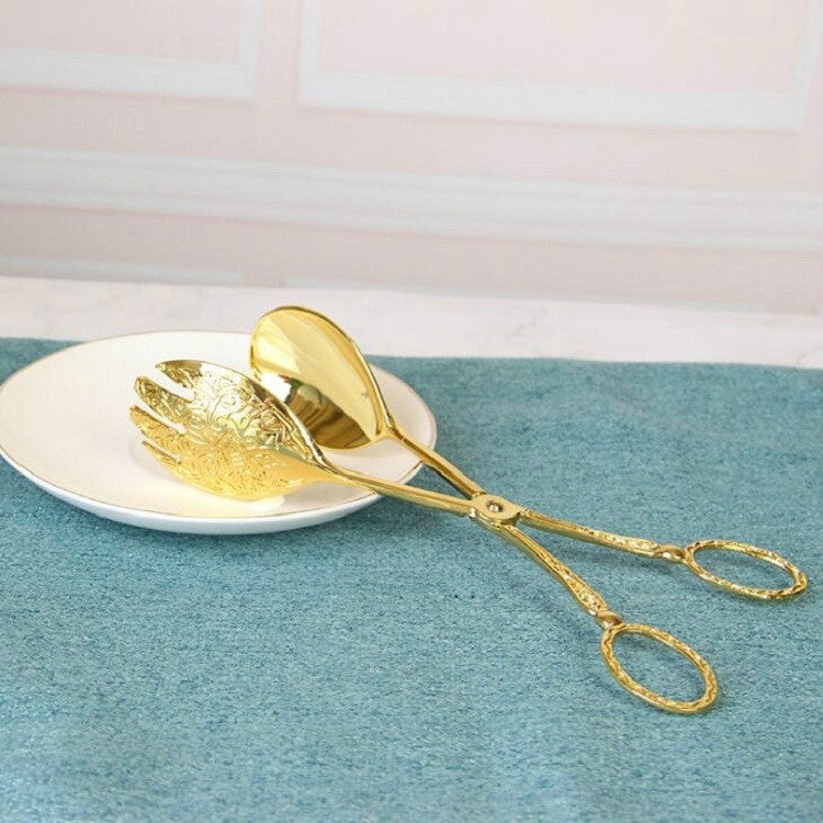Retro Zinc Alloy Cutlery Cake Fruit Dessert Salad Clip