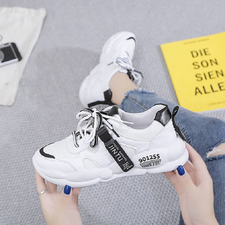 Women Shoes Bright Color Breathable Mesh Sneakers, Size:37