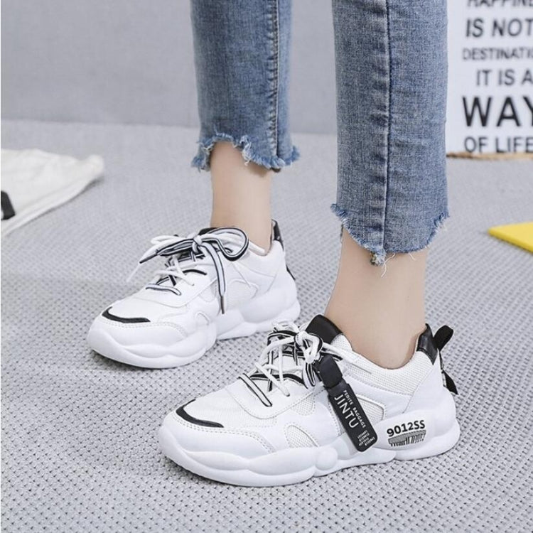 Women Shoes Bright Color Breathable Mesh Sneakers, Size:37